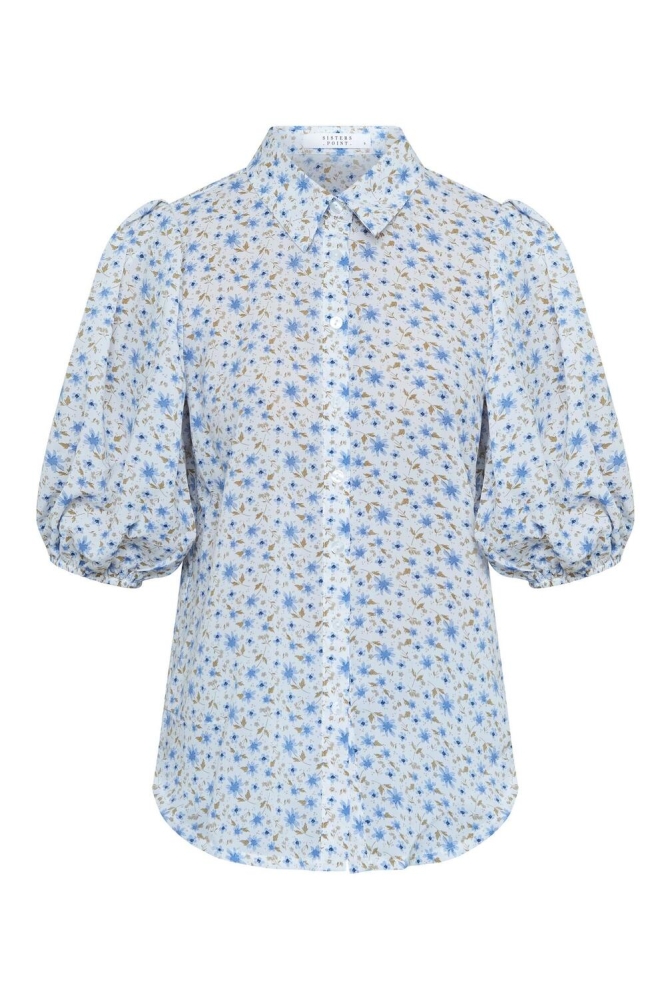 ELLA SH64 18863 L BLUE FLOWER